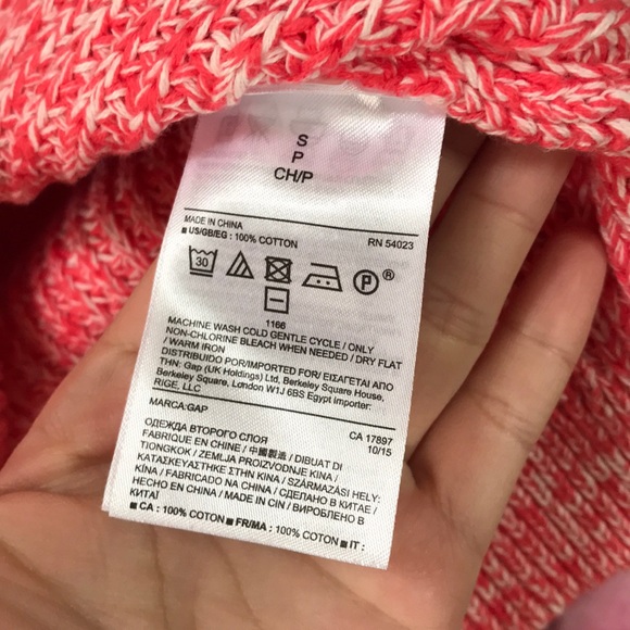 💯 cotton Bright Gap knit sweater - Picture 5 of 5